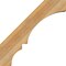 Ekena Millwork 4"W x 20"D x 20"H Balboa Rough Sawn Knee Brace, Western Red Cedar BRC04X20X20BOA00RWR - alternate 4